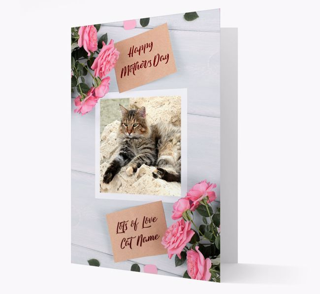Happy Mother's Day Roses- Personalised {breedFullName} Photo Upload Card